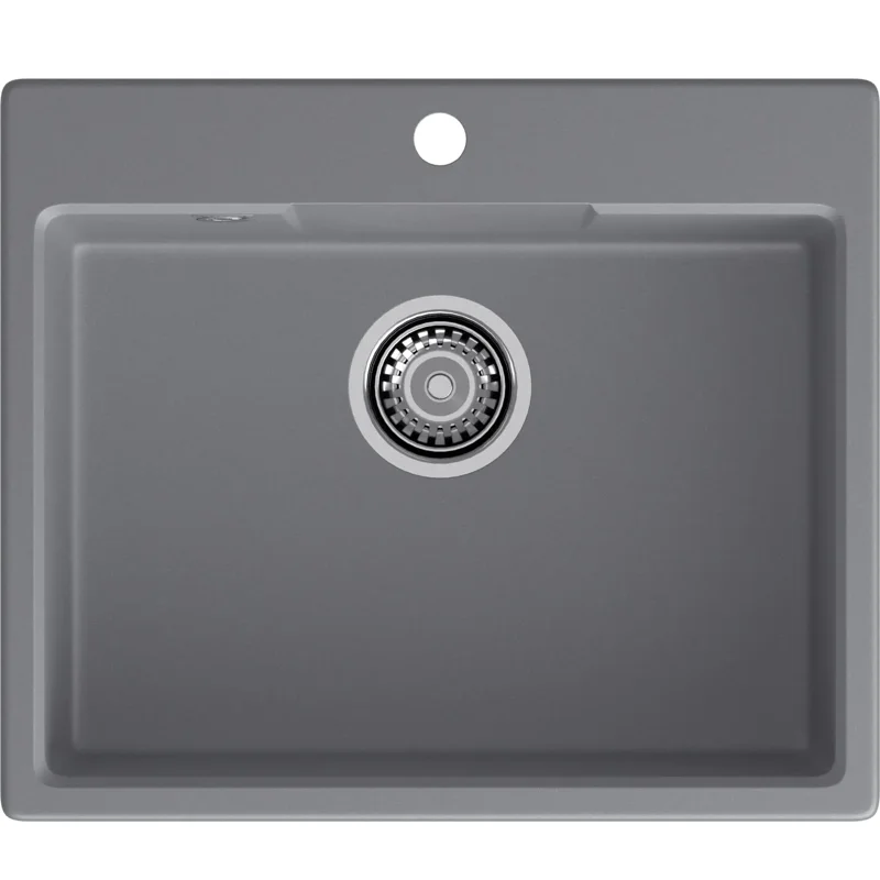 Кухонная мойка GranFest URBAN 658 dark gray