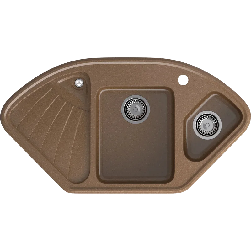 Кухонная мойка GranFest CORNER C-1040E terracotta